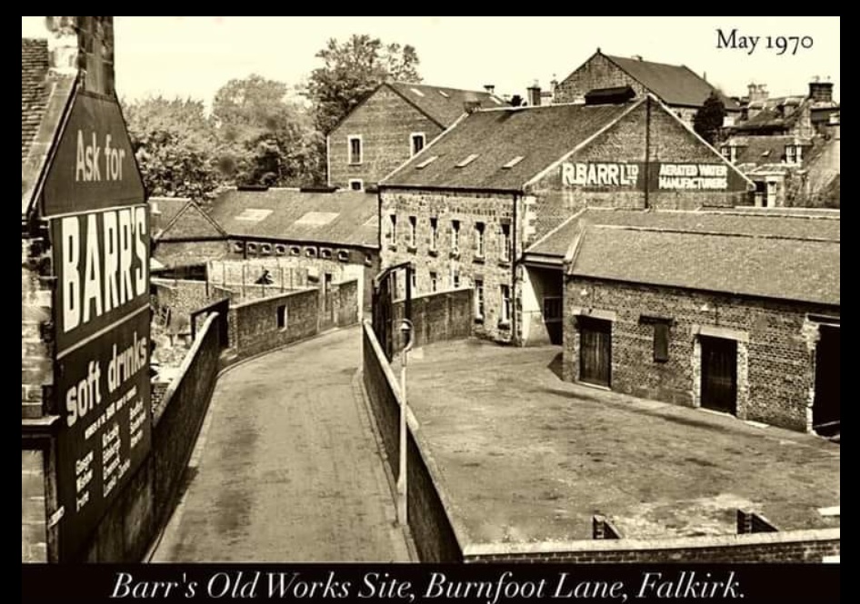 Barr's Old Works, Burnfoot Lane, Falkirk, May 1970, Linked To: <a href='i453.html' >William (Bill) Paterson °</a>